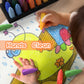 MASSRT 24 Colors Space Crayons for Toddlers Age 1-3, Non-toxic Mess Free Unbreakable Crayon Gifts, Easy to Hold Washable Crayons
