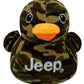 Jeep Text Logo Stuffed Animal Plush Duck - Perfect Enthusiasts | You'Ve Been Ducked (Camo)