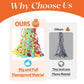 FameFame 20Pack Colorful Streamer Poppers, No Mess Multi-color Paper Crackers, Hand Throw Confetti Streamers for Birthday, Weddi