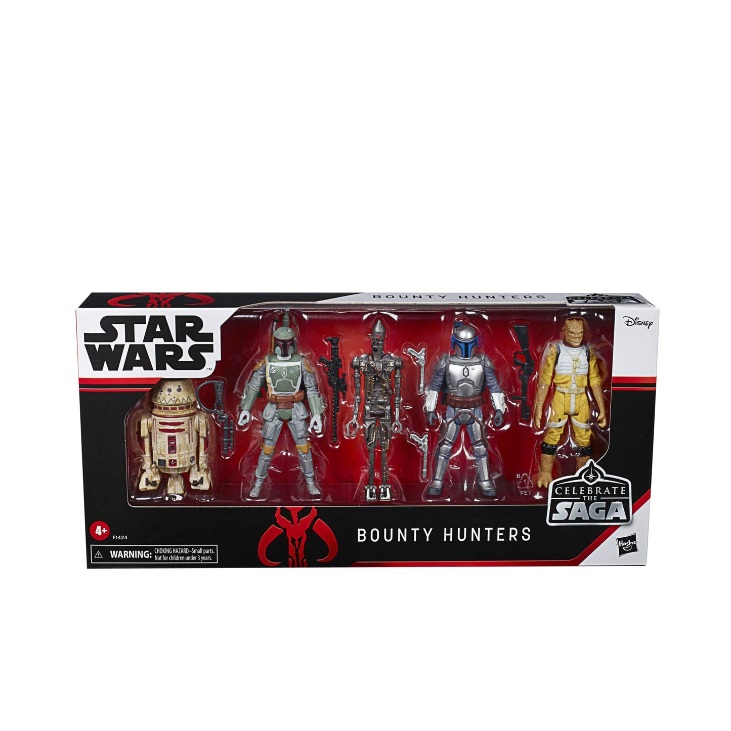 STAR WARS Celebrate The Saga Toys Bounty Hunters Figure Set  3.75-Inch-Scale Collectible Action Figure 5-Pack  Toys for Kids Ages 4 and Up