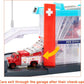 Matchbox Cars Playset - Action Drivers Helicopter Rescue, 1:64 Scale Toy Ambulance & Helicopter, Red, Model GVY83