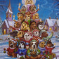 Vermont Christmas Company Canine Christmas Tree Jigsaw Puzzle 1000 Piece