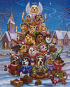 Vermont Christmas Company Canine Christmas Tree Jigsaw Puzzle 1000 Piece