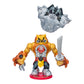 Akedo Legends of Akedo Ninja Bosses Figure, 3" Golden Lion Prideheart, 360° Spin Action, Double Defense Armor, Multicolor, Model 15433