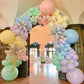 Pastel Yellow Balloons In Different Sizes 5 10 12 18Inch-134Pcs Pastel Yellow Balloons For Garland Arch