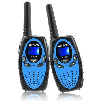Retevis Rt628 Kids Walkie Talkies, Long Range 2 Way Radio 22 Channel, Durable Toy Birthday Gifts For 6-12 Year Old Boys And Girl
