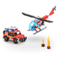 Max Build More Fire Station Play Set - 218-Piece Brick Box, Plastic, Model 83172