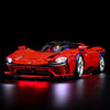 BRIKSMAX Led Lighting Kit for LEGO 42143 Ferrari Daytona SP3 - Red, Compatible with Technic Building Blocks, Not Included LEGO Set