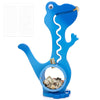 Aorcmitn Wooden Dinosaur Piggy Bank Boalord For Boys Kids Girls Clear Big Belly Animal Coin Bank For Toddler Real Money Toy(Dino-Blue)