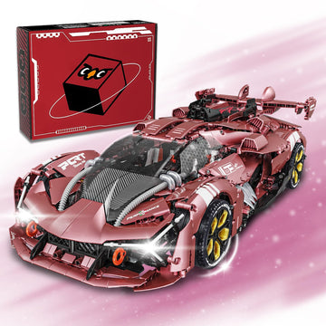 Louyebh Super Car Building Toys - 1:8 Model Car Building Blocks Challenging Race Cars Building Sets Toy Car Gifts Compatible Wit