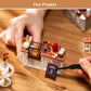 Rolife Coffee Shop Miniature Dollhouse Kit With Led Lights - Diy Crafts For Adults, Birthday Gifts And Hobbies