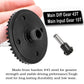 Rcarmumb Main Diff Gear 43T & Main Input Gear 10T Upgrades Part for ARRMA 1/8 Kraton/Notorious/Outcast/Talion 6S BLX,1/7 Firetea