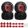 2.8'' Rc Tires With 12Mm/14Mm Hex Adapter 1/10 Scale Rc Truck Tires Rc Wheels And Tires Set For Traxxas Arrma Rustler Stampede 4