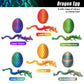 Generic 3D Printed Dragon Egg With Dragon Inside Easter Egg Full Articulated Dragon Crystal Dragon Fidget Toy Colorful Gift For