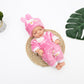 Sotogo 4 Sets Baby Doll Clothes Outfits Jumpsuits With 4 Hats Girl Dolls Clothes And Accessories For 10 11 Inch Baby Doll