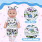 Ecore Fun 12 Inch Baby Doll with Clothes and Accessories,16 Pcs Reborn Alive Doll Playset Sets Include 12 Inch Doll,2 Sets of Cl