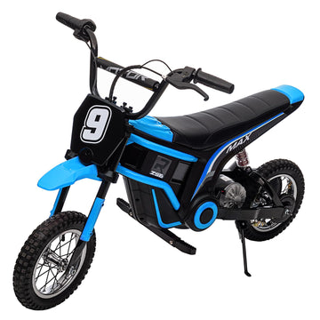 Electric Dirt Bike For Kids 8-12, 24V 350W Electric Motorcycle-Up To 14.29Mph, 2-Speed Modes, Kids Ride On Dirtbike, Gift For Ki