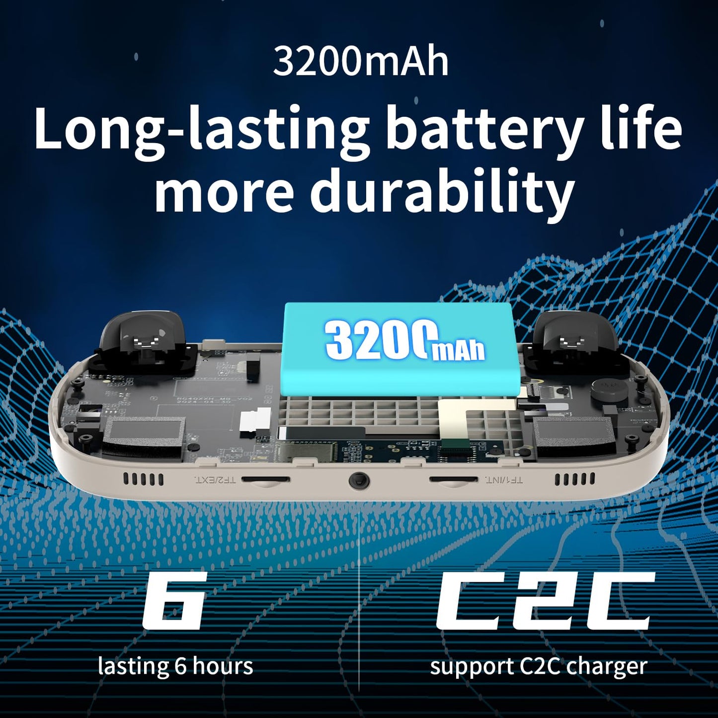 Rg40Xx H Retro Handheld Game Consoles Rg40Xxh Retro Gaming Console With 64 Tf Card Portable Gaming Console Linux 64-Bit System 4