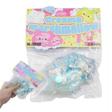 Taba Squishy Toys  Squeeze Toys Cat Paw Cute Kawaii  Sticky Squishy Fidget Toys Silicone Squeeze Toy for Stress Relief Cute Soft Toys Best Gift for Anniversary (Conch)