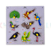 Wooden Wild Animal Puzzles For Kids, Educational Toys For Toddlers & Preschoolers, Jigsaw Puzzles (Birds)