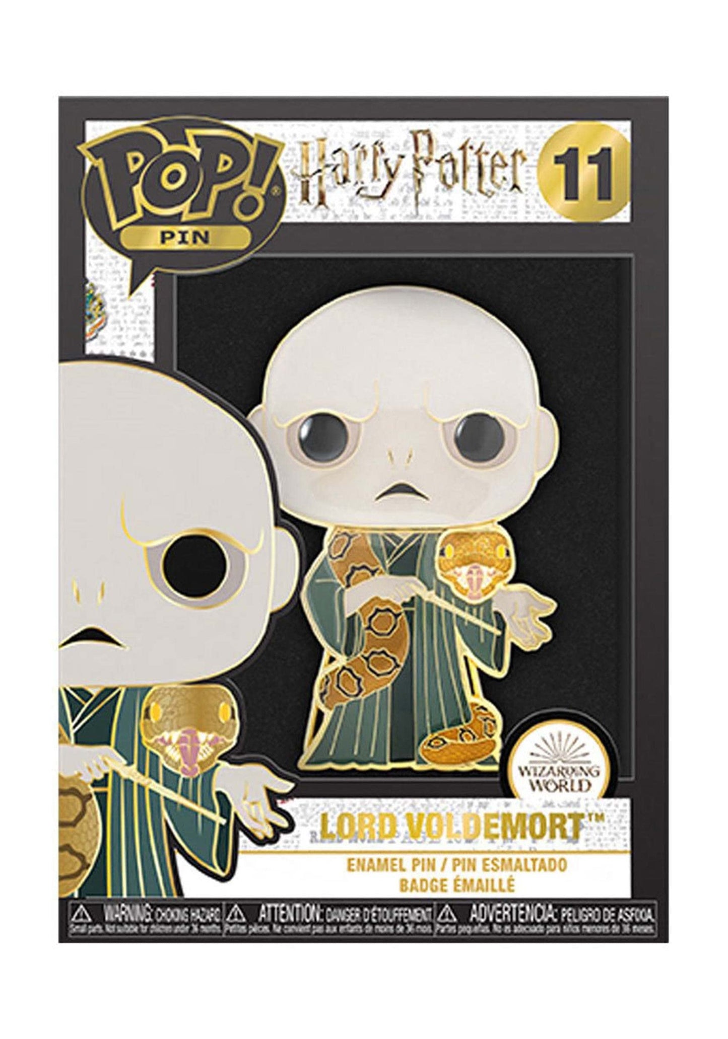 Harry Potter 3 Inch Funko Pop Pin | Voldemort W/ Nagini