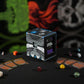 Ai protective covering MTG Commander 100+ Card Custom Art Deck Box With Storage (White/Blue/Black)