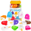 TSYAN Letters Matching Ice Cream Alphabet Learning Toys, Small Plastic, Bright Colors, Model T31, Montessori Gift for Kids 3+ Years