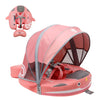 Mambobaby Floats With Canopy &Tail, Non-Inflatable Baby Float For Pool Add Tail Avoid Flip Swim Trainer Baby Floats For Toddler