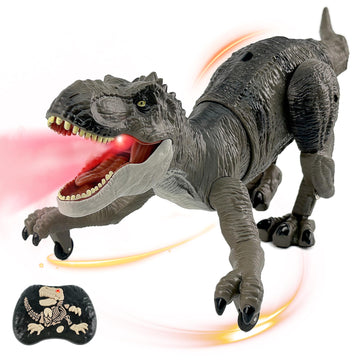 Talgic Remote Control Dinosaur For Boys 4-7,Robot Dinosaur Toys For Kids 5-7, Rc Dinosaur With Realistic Legs & Spray Stream,T Rex Toys For Kids 3 5 7 Year Old Boy Birthday Gift