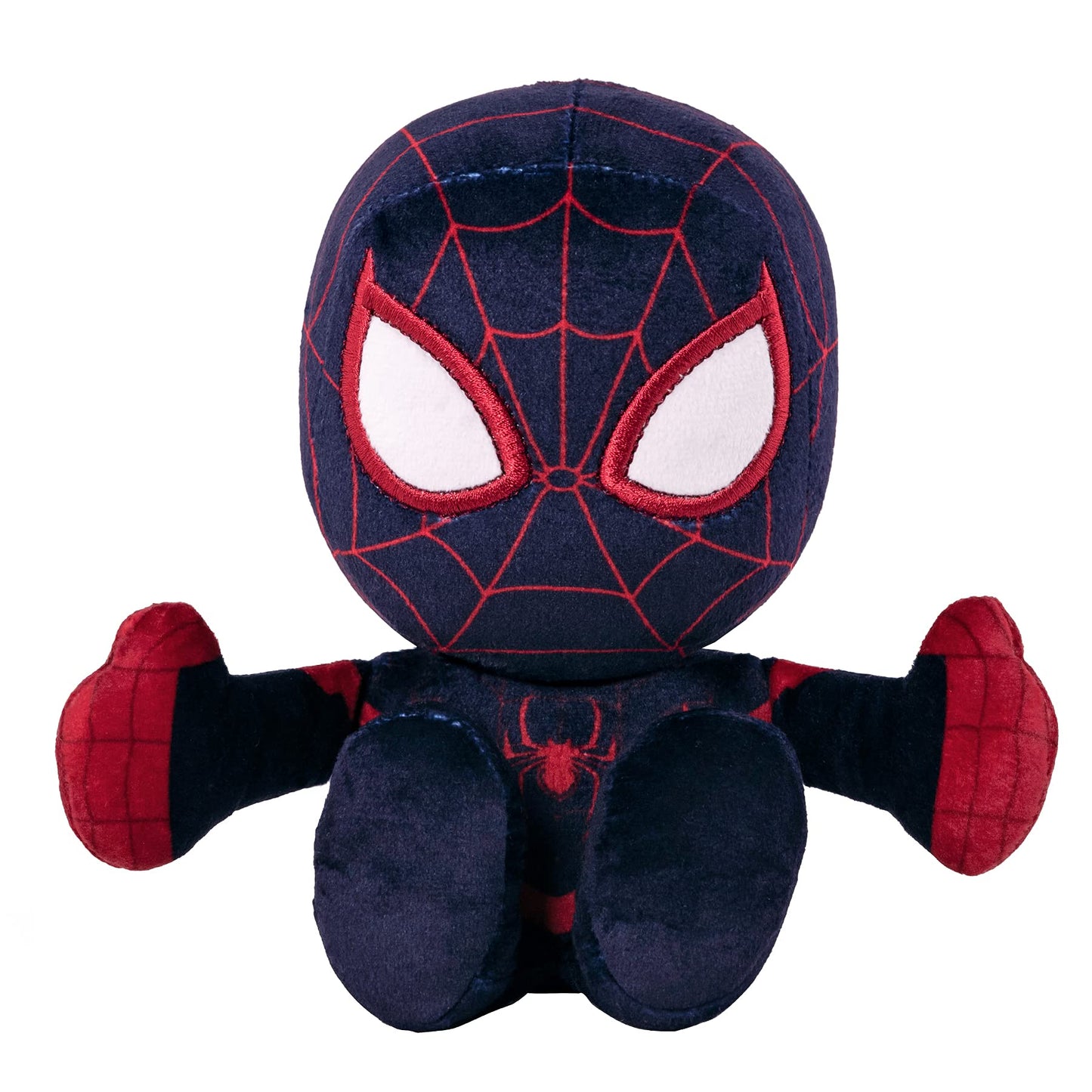 Bleacher Creatures Marvel Miles Morales Ultimate Spider-Man 8' Kuricha Sitting Plush - Soft Chibi Inspired Toy