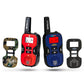 Walkie Talkies For Kids  Set Of 2 Longrange 22 Channel Portable Radios W/Builtin Flashlight, Lcd Screen & 8 Interchangeable T