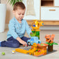 Airkid Marble Runs For Kids 4-8, Marble Runs Building Blocks With Dinosaur Toys, Stem Building Toys, Compatible With All Major B