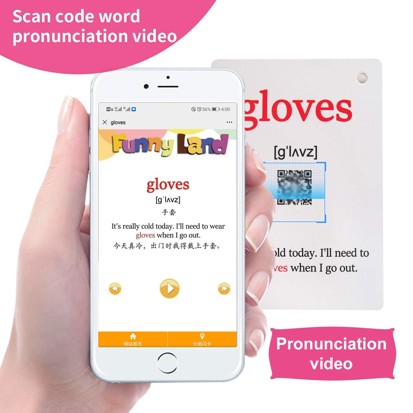 34PCS/Set Clothes Kids Gifts English Flash Cards Pocket Card Educational Learning Baby Toys for Children Pre-Kindergarten