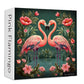 Pickforu Vintage Flamingo Puzzles For Adults 1000 Pieces And Up, Valentine Jigsaw Puzzles With Two Pink Flamingos, Heart Puzzle