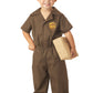 Ups Guy Boy'S Costume, Medium (3-4),Brown