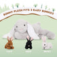 Beniny Big Bunny Stuffed Animal 24'' - Large Stuffed Bunny Rabbit Plush Toy Gifts For Kids - Cuddly Mommy Bunny Surprise With 3