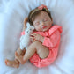 Scom Lifelike Reborn Baby Dolls - 18 Inch Realistic Newborn Baby Girl, Real Life Dolls With Soft Weighted Body, Sleeping Baby Gi