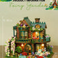 OZJAY Miniature House Kit  DIY Wooden Dollhouse Miniature Kit  Dollhouse Kit  Mini House Building Kit for mature-themed Teen  Fairy Garden
