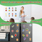 Kasfalci Magnetic Letters And Foods,52 Foam Objects,Refrigerator Fridge Magnets For Kids,Abc Magnets For Toddlers,Alphabet Learn