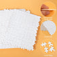 NQEUEPN 1000 Pieces Blank Jigsaw Puzzle - 19.7 x 29.5 Inch DIY Paintable Cardboard Puzzle for Kids & Adults