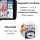 Thisness Card Holder For Yoto Cards 120 Cards Capacity Card Case Storage Organizer With Zipper Card Binder For Yoto Player Cards