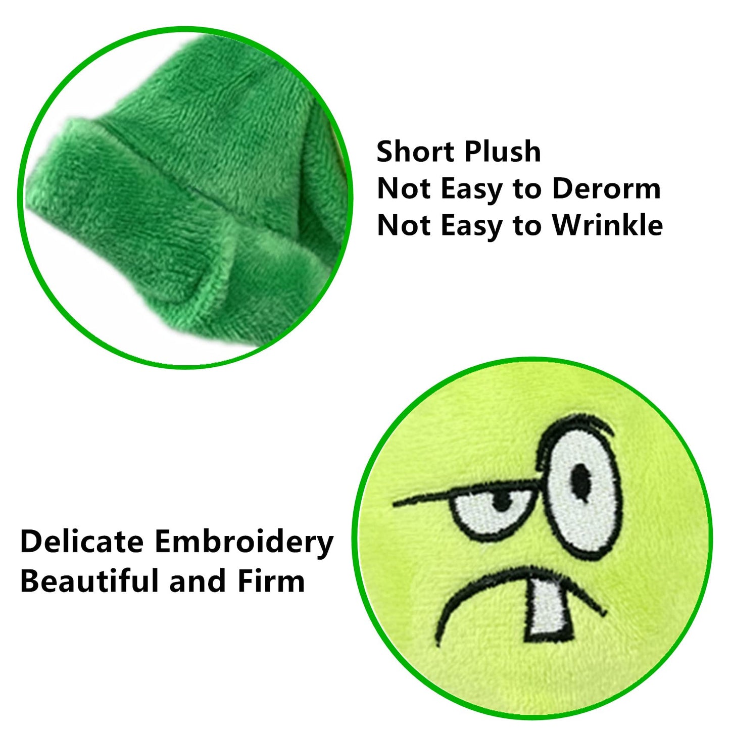 Jhesao 6'' Pvz Plush Bonk Choy Toys Pvz 1 2 Stuffed Soft Zombies Doll Chinese Cabbage Plant Toy New