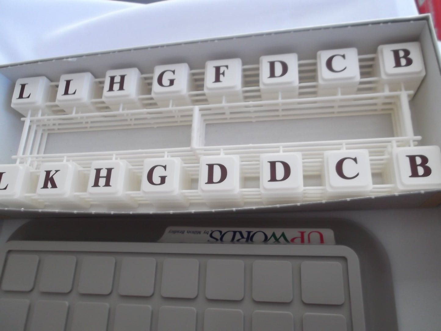Milton Bradley Upwords: A 3-Dimensional Word Game (1988)