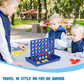 Pedolini 4 in a Row Connect Game - Travel Board Game, Medium Size, 9.4"x6.8", Plastic, Model GBEAR-4ROW-BLUE