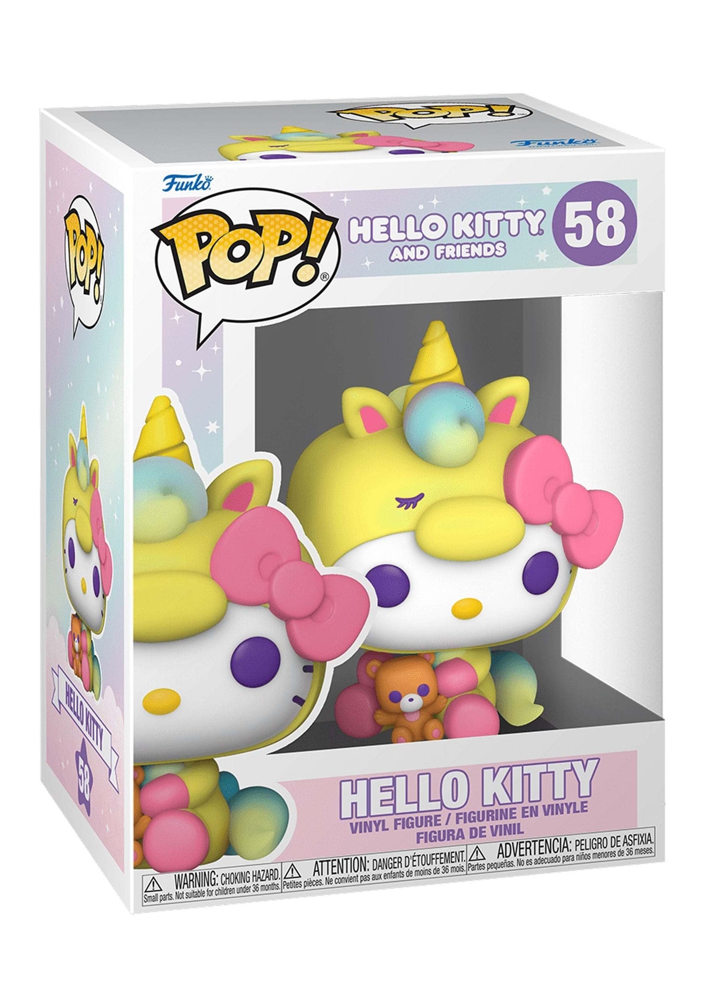 Funko Pop! Animation Hello Kitty Unicorn Party Vinyl Figure - Standard Size, Multicolor, Model 65749