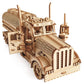 3D Wooden Puzzle - Wood Mechanical Tank Truck Model Kits - Coin Bank Crafts Model - Wooden STEM DIY Brain Teaser Puzzles  Birthday for Kids and mature-themeds Teens Boys Girls