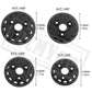 RCMYou RC 48P 76T/83T/86T/90T Spur Gear Upgrades Part for 1/10 Slash Stampede Rustler Bandit 2WD VXL XL-5,4PCS 76T Spur Gear Hop