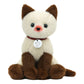 Made By Aliens Adorable Cat Stuffed Animal Plush Toy - enhanced Quality 8 Inch Soft and Cuddly Kitten with Cute Collar - Perfect for Kids  Cat Lovers  and All Ages (Mochi The Siamese Kitty)