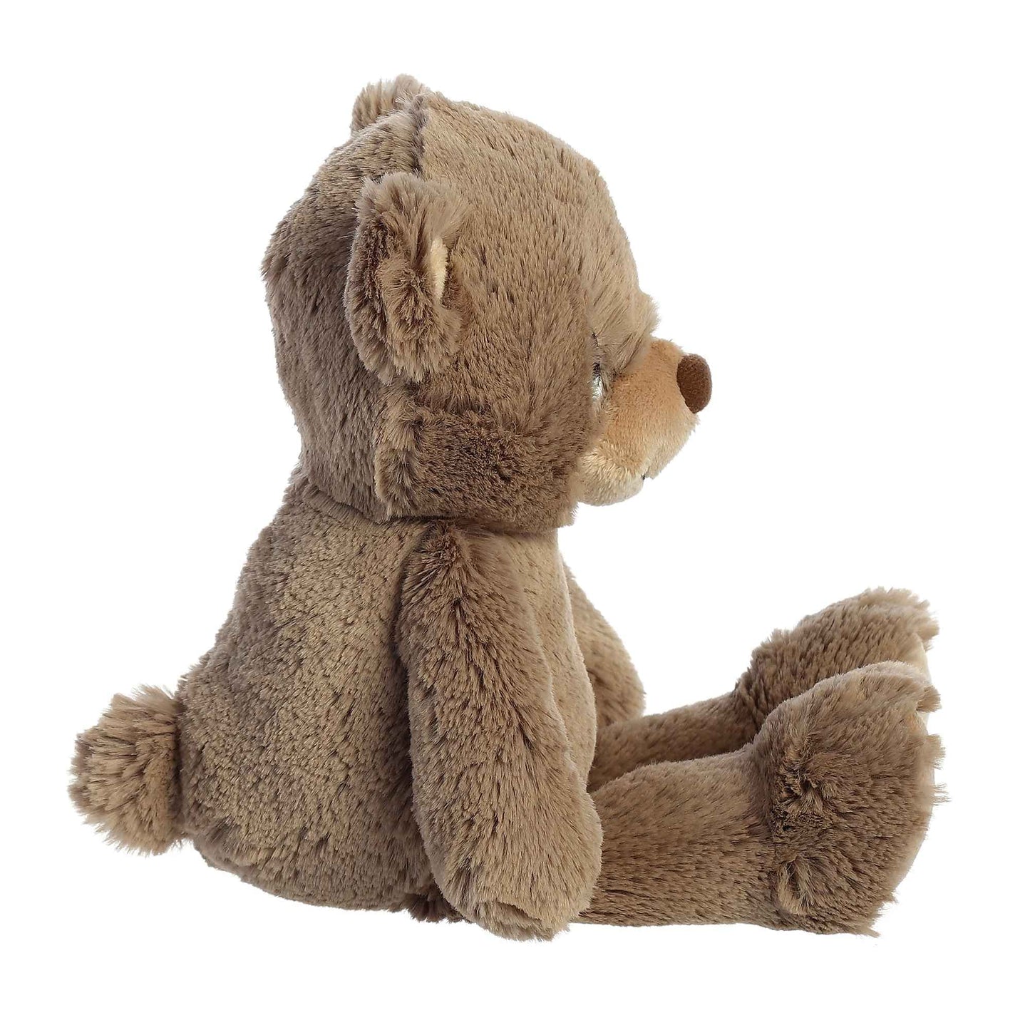 Aurora Inspirational Precious Moments Barley Bear Stuffed Animal - Cherished Memories - Enduring Comfort - Brown 8.5 Inches