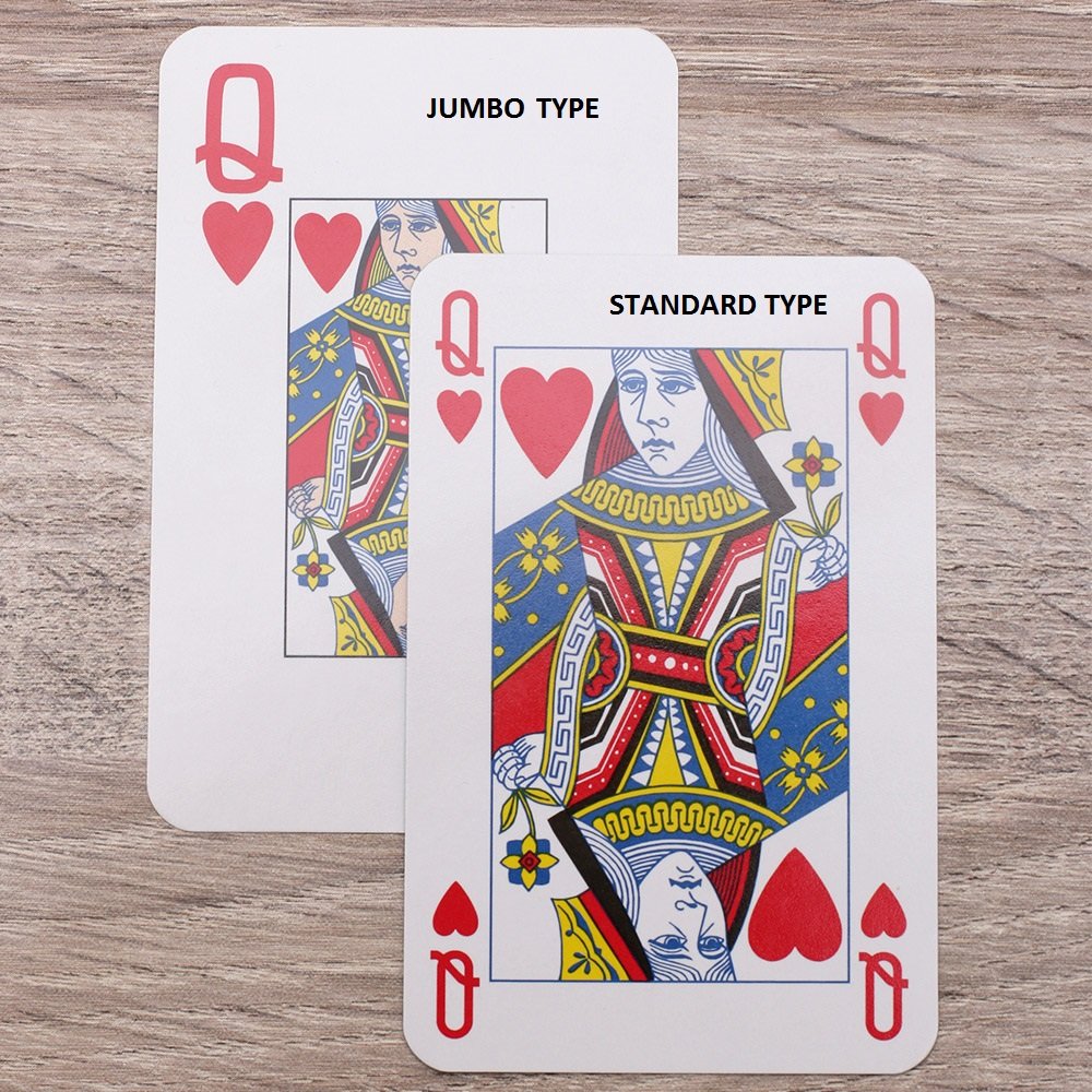 Caspari - Double Deck Of Bridge Playing Cards, Jumbo Type, Van Gogh Irises